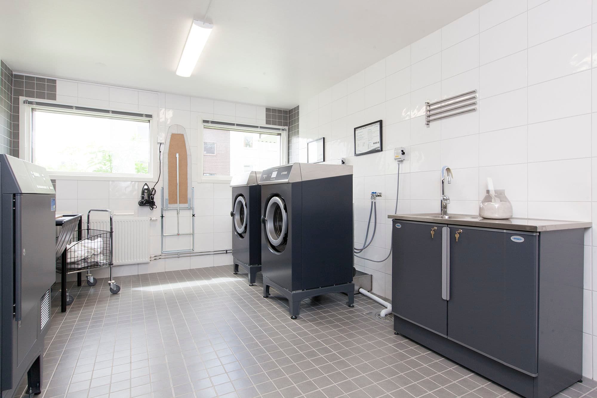 Helrenoverade tvättstugor hos Brf Bosvedjan