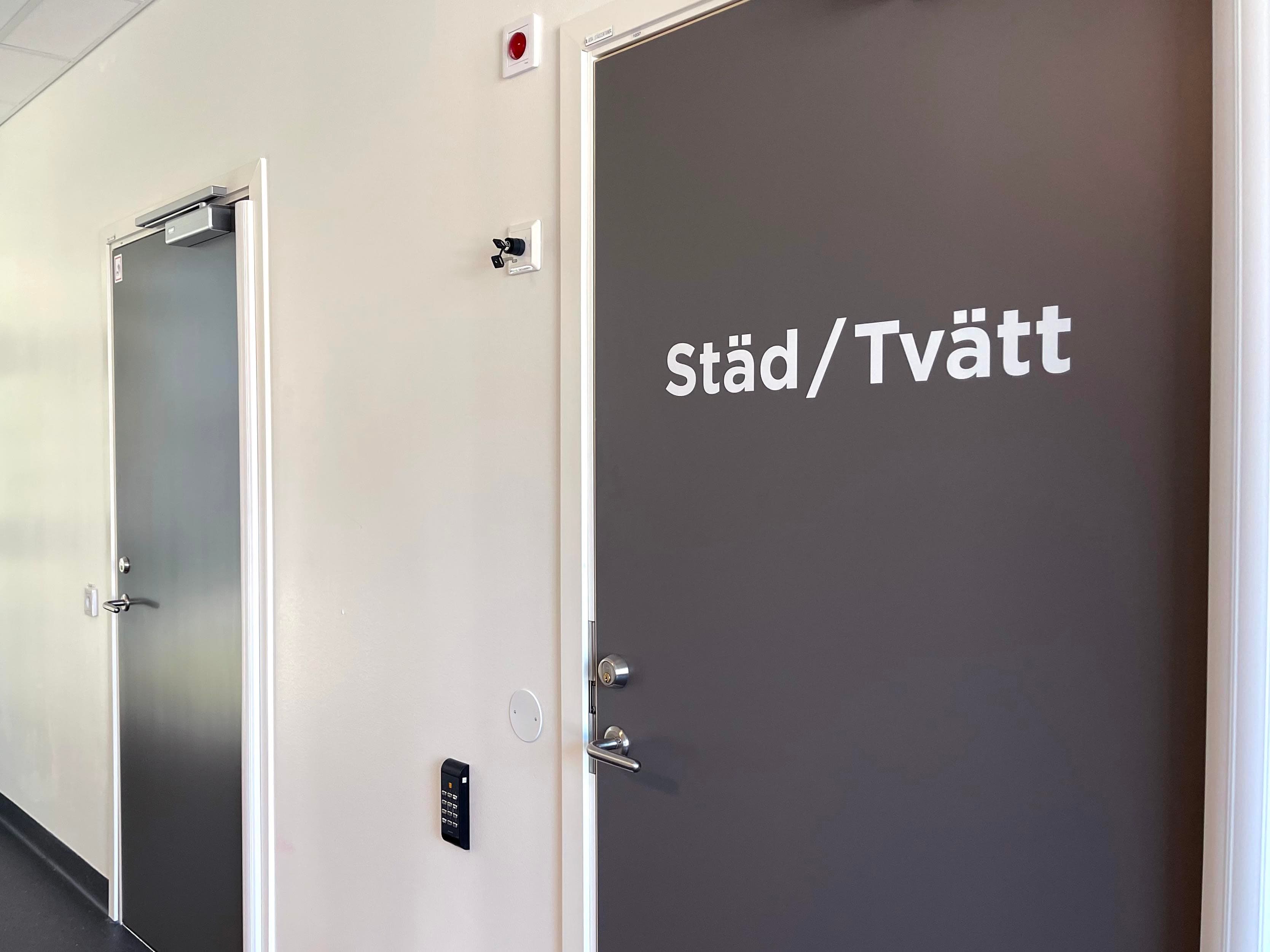 Tvättutrustning på förskola