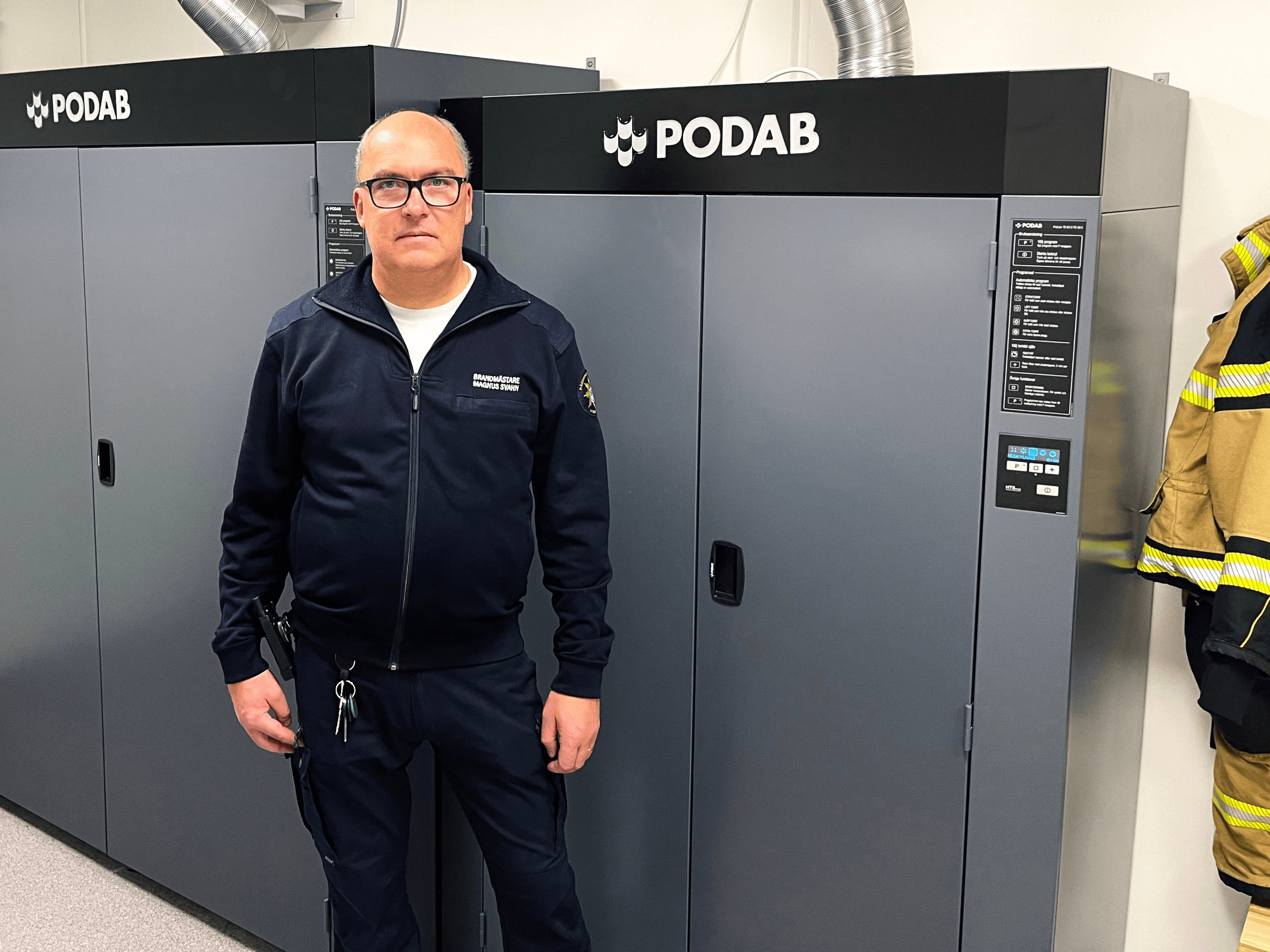 Räddningstjänsten i Vimmerby använder PODABs produkter